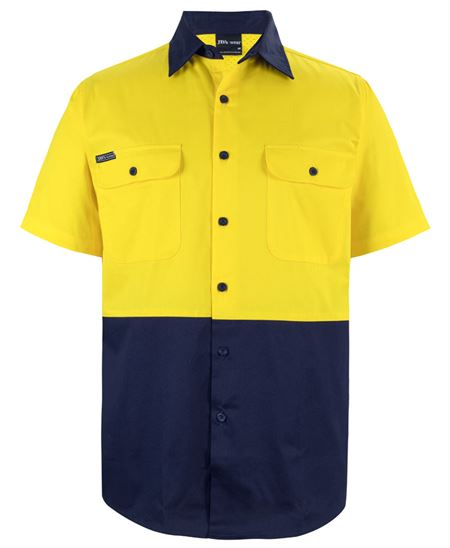 JB's Hi Vis S/S 150G Work Shirt