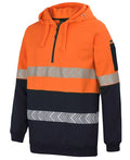 JB's Hi Vis (D+N) 1/2 Zip Segmented Tape Hoodie