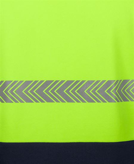 JB's Hi Vis 1/2 Zip Segmented Tape Fleecy