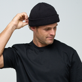 YP-Fishermans BEANIE by FLEXFIT Black OSFA