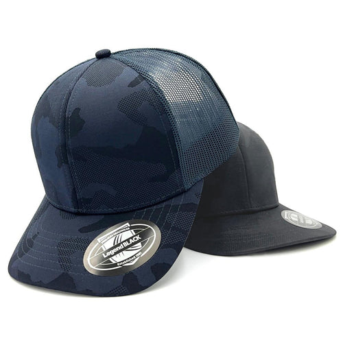 Dark Night Trucker - Navy Camo