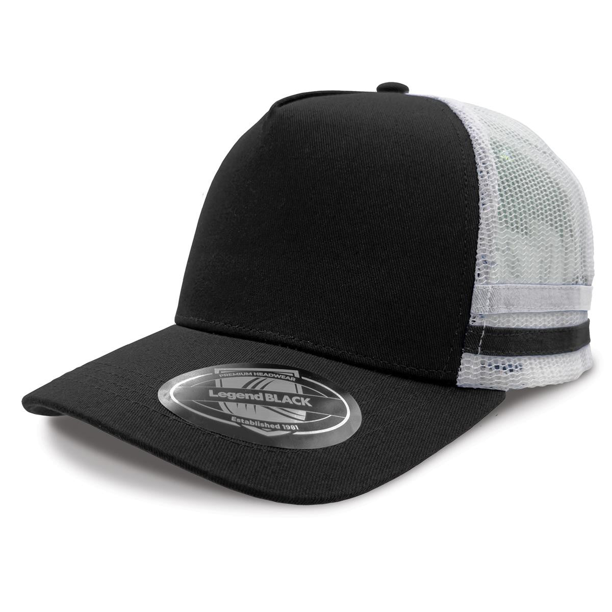 Striped Trucker - Hot Pink / White / Hot Pink / Hot Pink