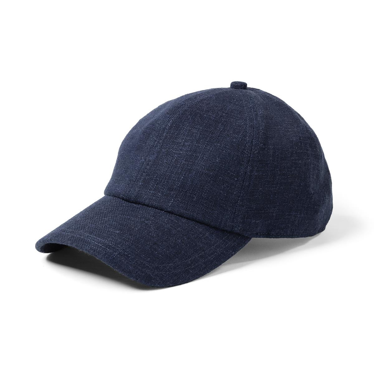 Lennox Linen Cap - Black