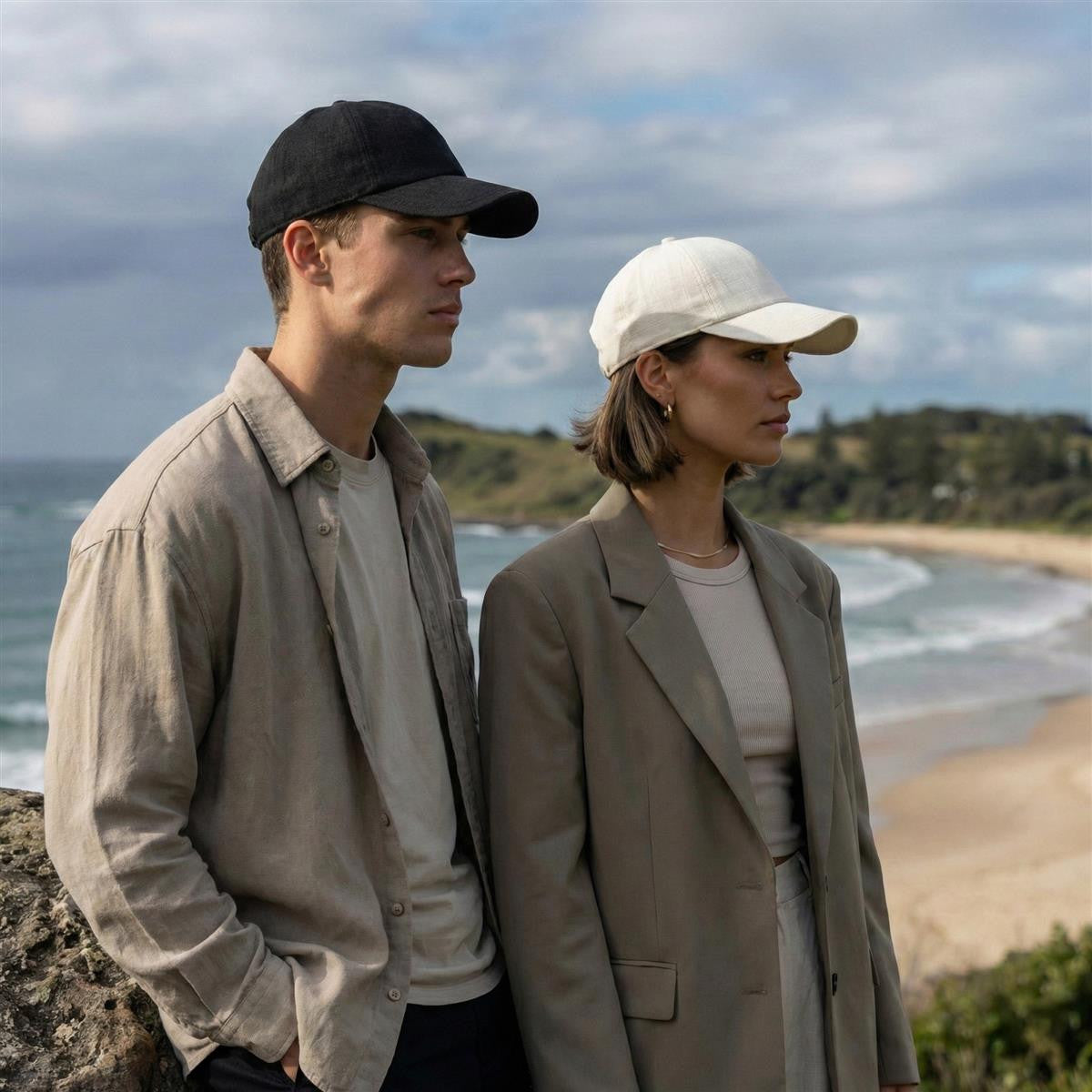 Lennox Linen Cap - Natural