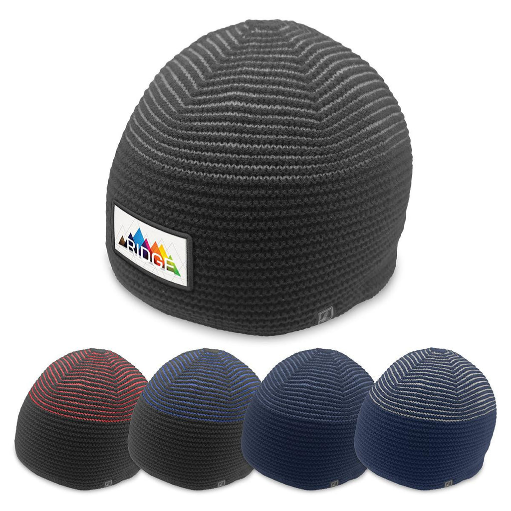 Ridge Beanie - Black / Red