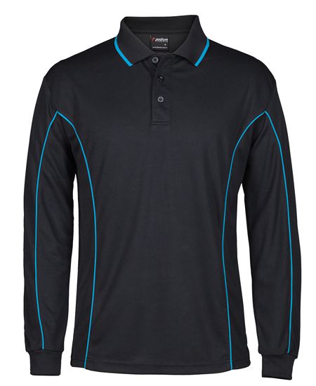 Podium L/S Piping Polo