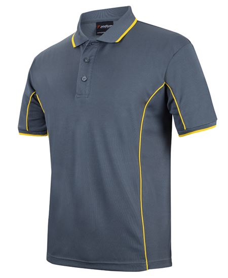 Podium S/S Piping Polo - 24 Colour(s) available