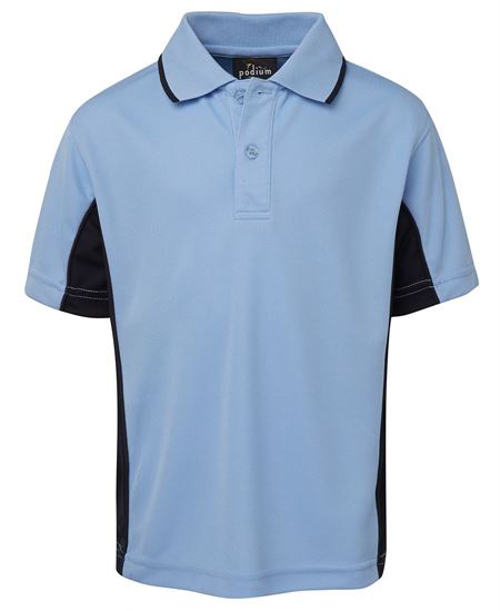 Podium Kids Contrast Polo