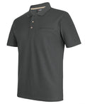 Podium S/S Recycled Polyester Pocket Polo - 4 Colour(s) available