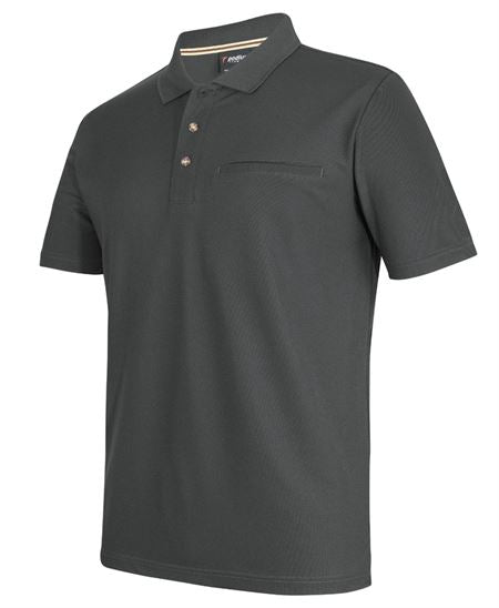 Podium S/S Recycled Polyester Pocket Polo - 4 Colour(s) available