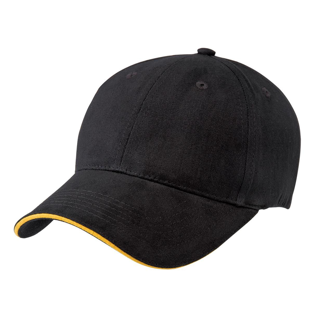 Premium Soft Sandwich Peak - Black / Lime