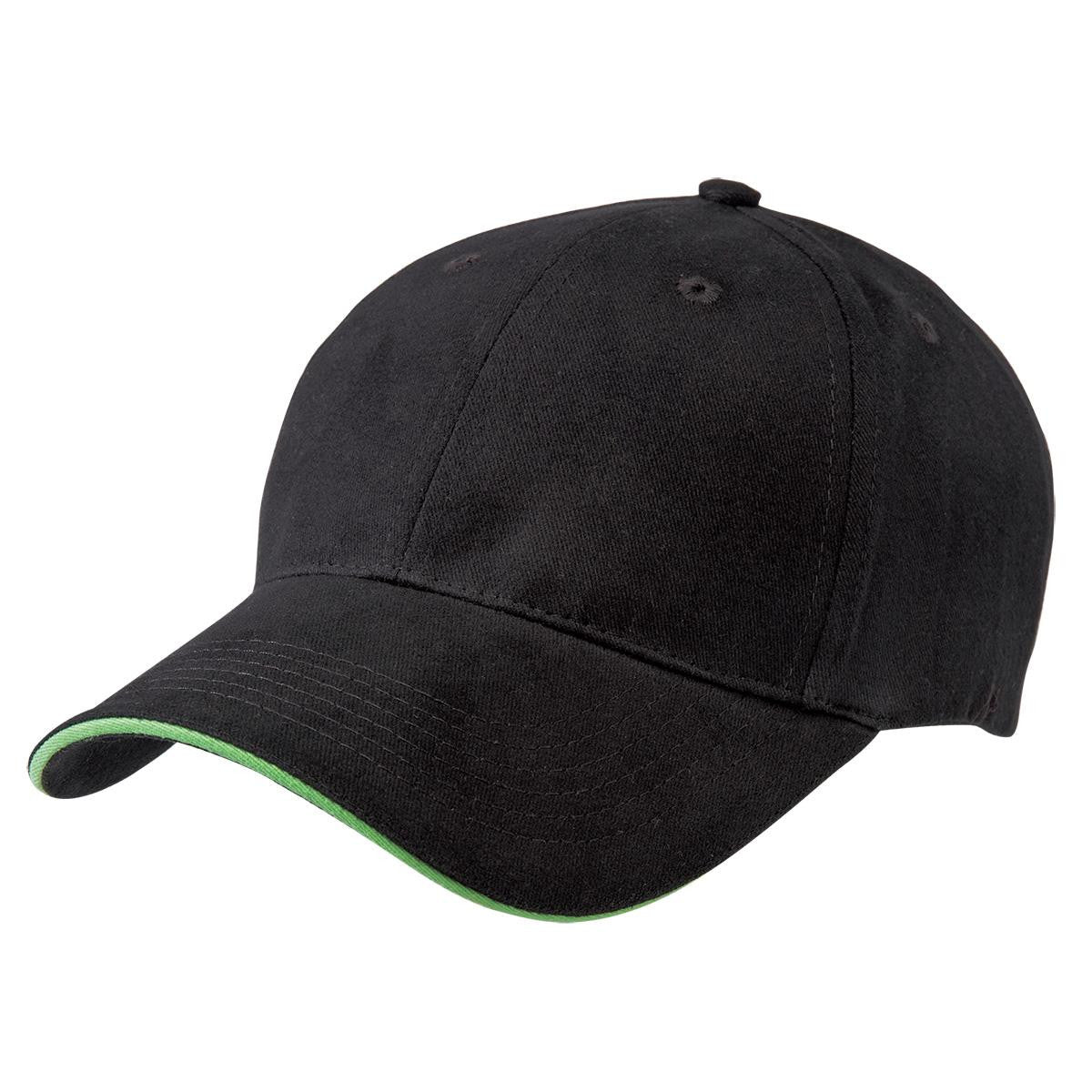 Premium Soft Sandwich Peak - Black / Red