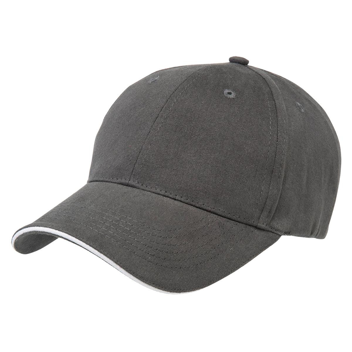 Premium Soft Sandwich Peak - Natural / Maroon