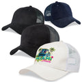 Premium Soft Mesh Cap - Black / Black