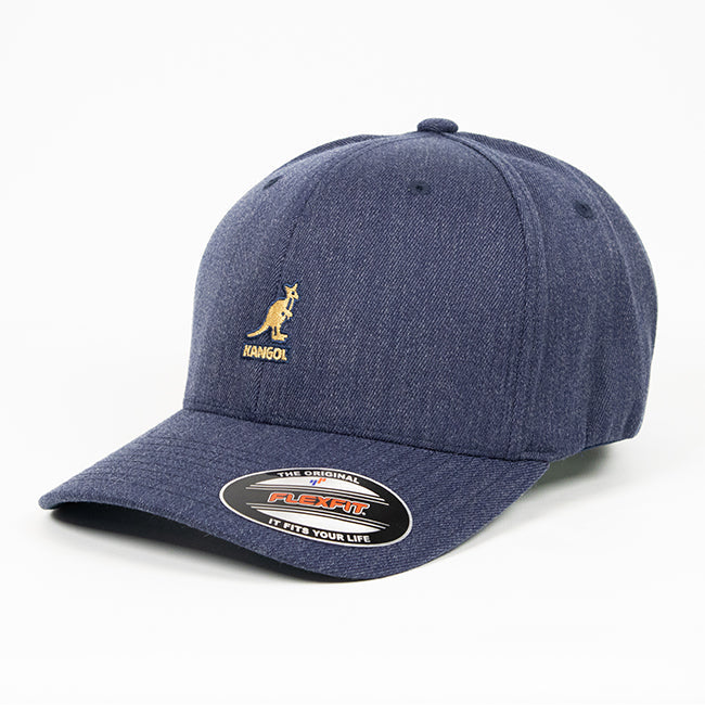 KANGOL | 3D Wool FlexFit® Baseball Denim
