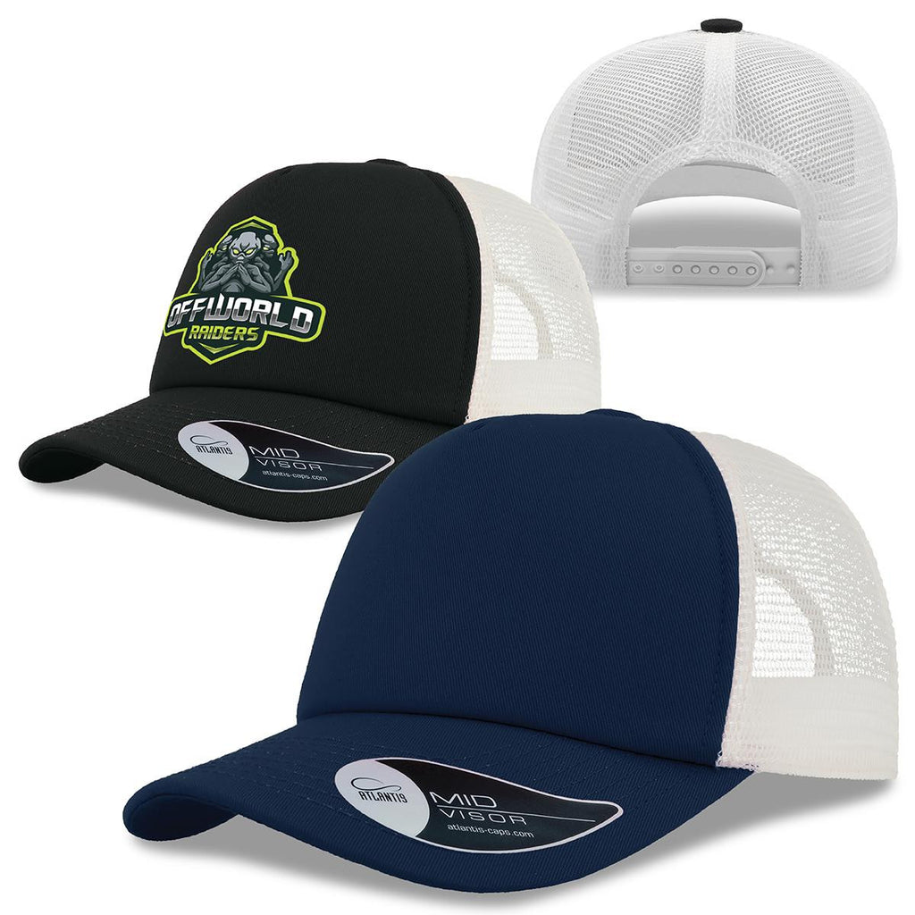 Record Trucker - Navy / White
