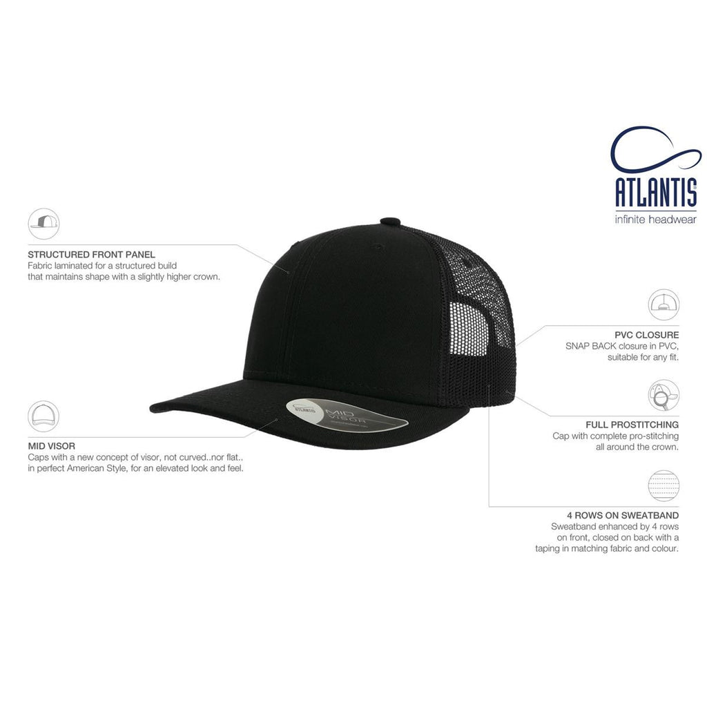 Sonic Trucker - Black / Grey Melange / White