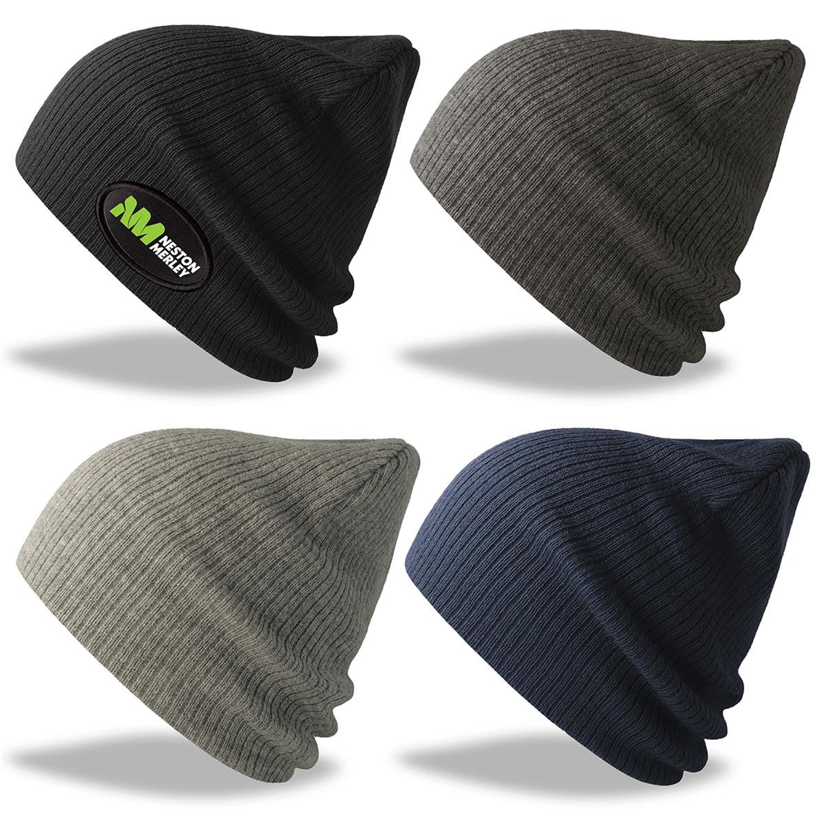 Brad-S Beanie - Recycled Polyester - Dark Grey Mel