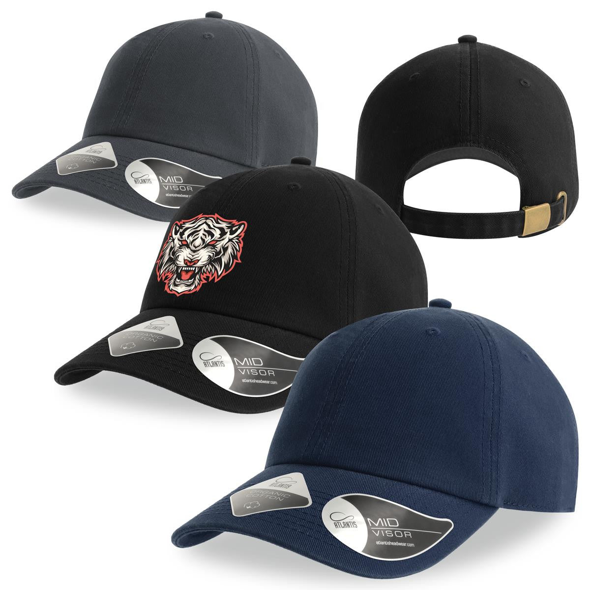 Fraser Organic Dad Hat - Black