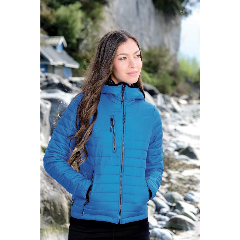 Women's Gravity Thermal Jacket - Black / Marine Blue