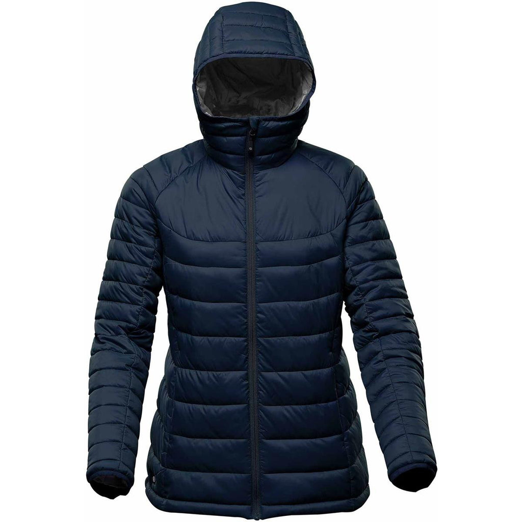 Women's Stavanger Thermal Jacket - Black / Azure Blue