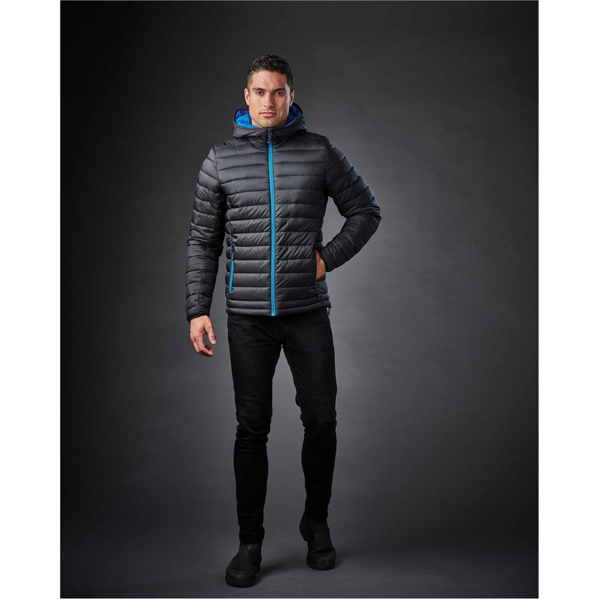 Men's Stavanger Thermal Jacket - Black / Bright Red