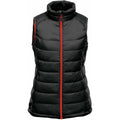 Women's Stavanger Thermal Vest - Black / Azure Blue