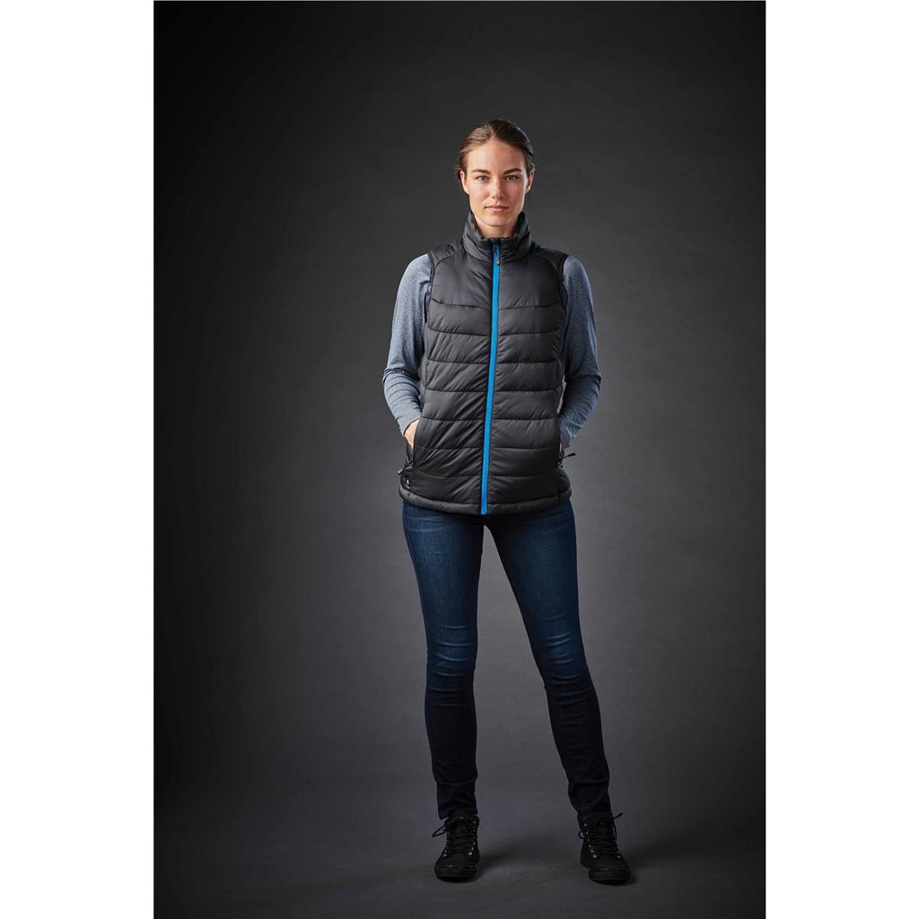 Women's Stavanger Thermal Vest - Black / Bright Red