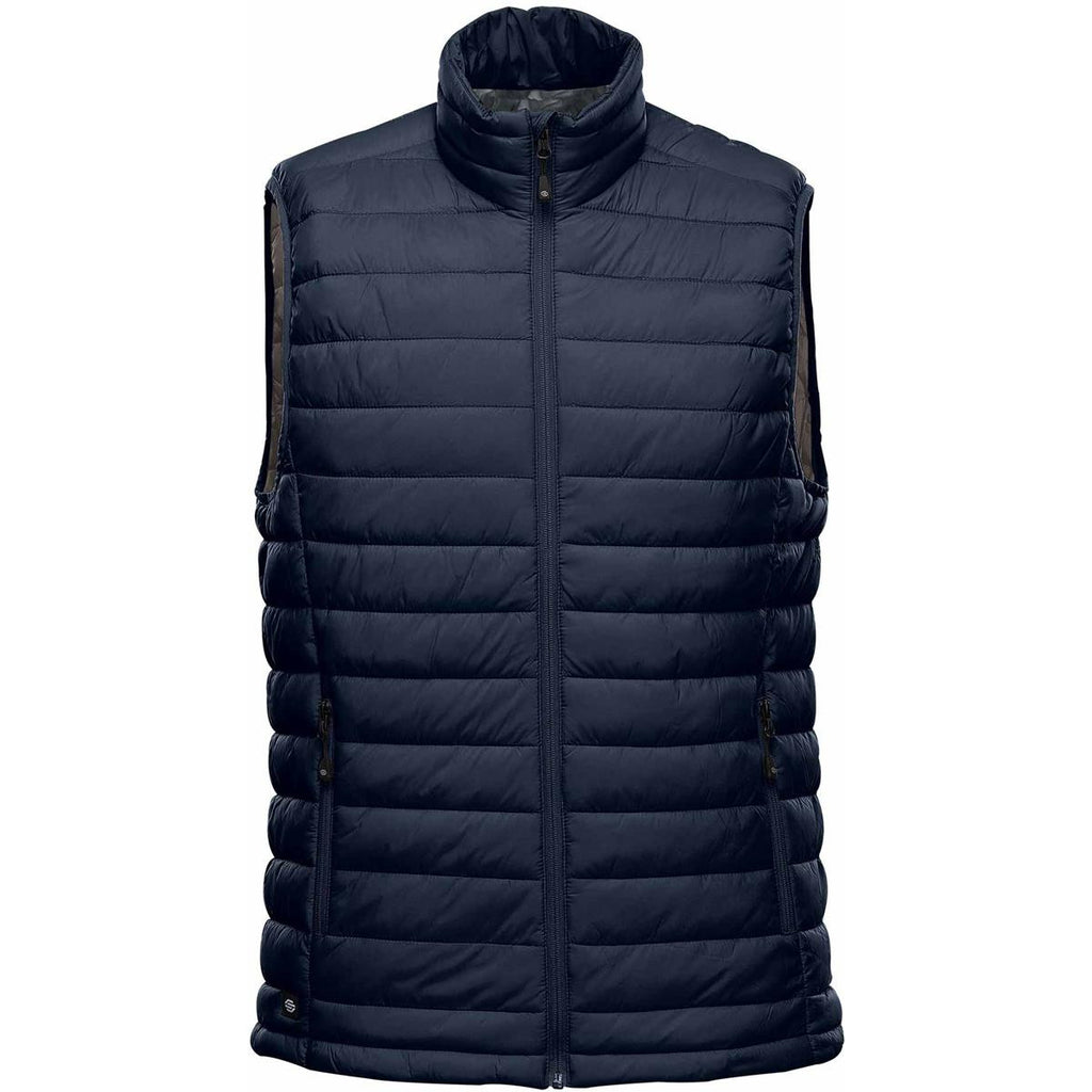 Men's Stavanger Thermal Vest - Black / Azure Blue