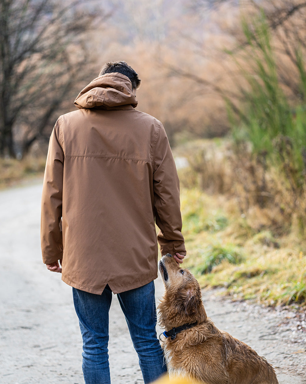 Altair Coat in Saddle