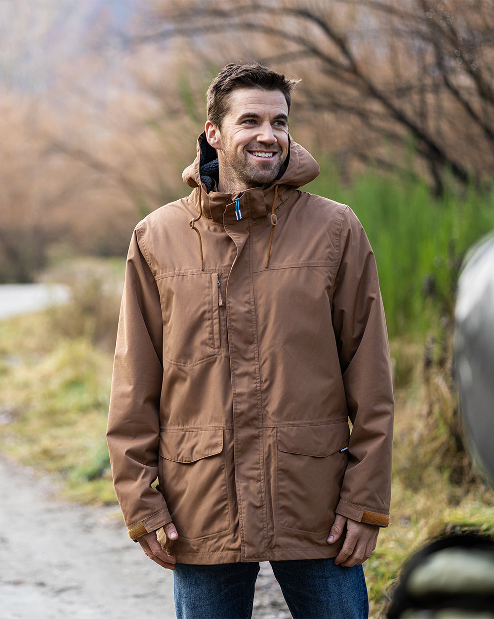 Altair Coat in Saddle