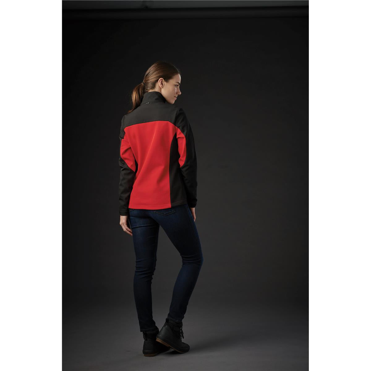 Women's Cascades Softshell - Dolphin / Black