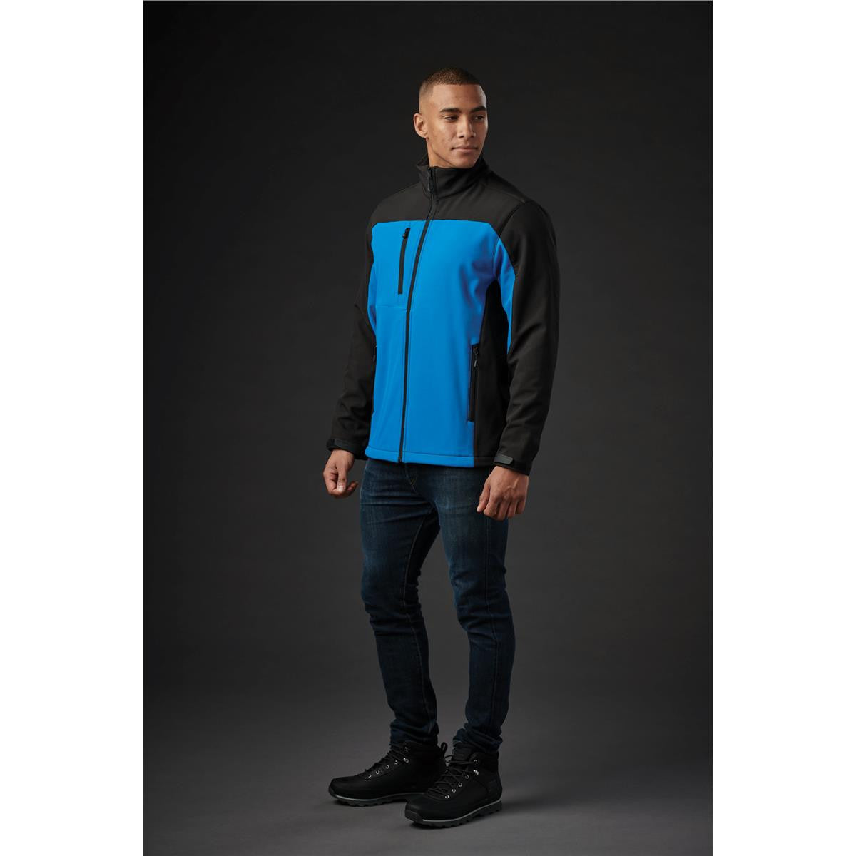 Men's Cascades Softshell - Bright Red / Black