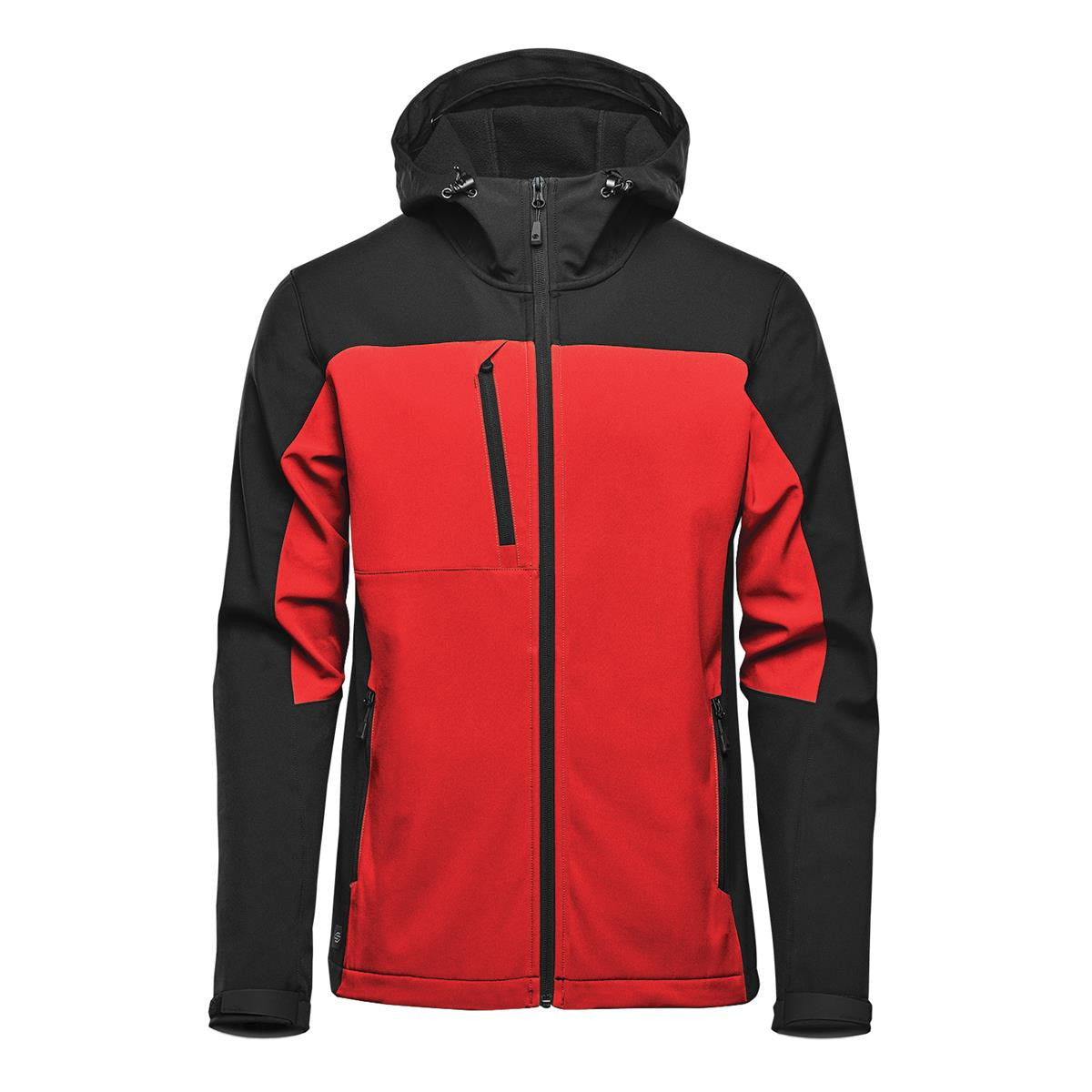 Men's Cascades Hooded Softshell - Dolphin / Black
