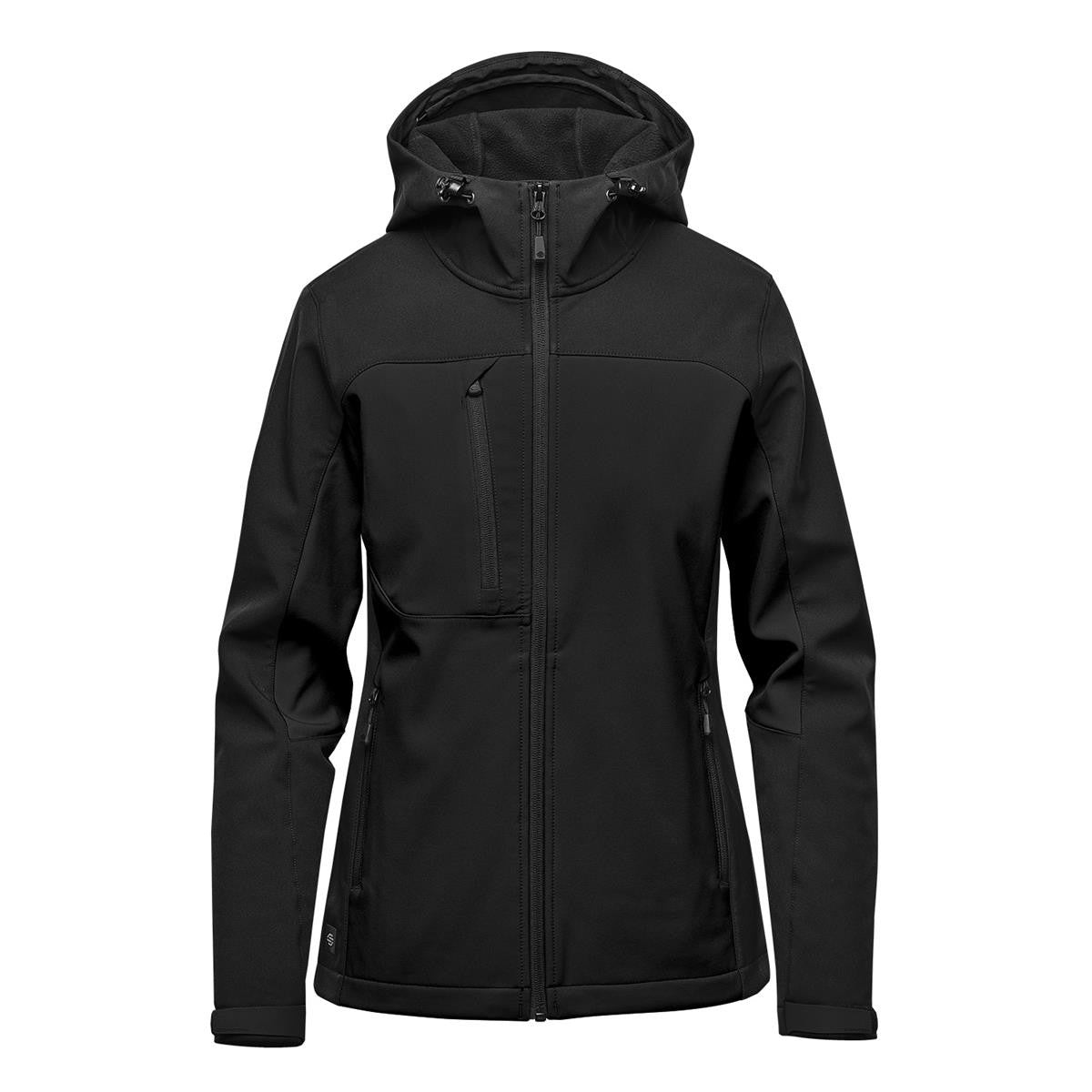 Women's Cascades Hooded Softshell - Bright Red / Black