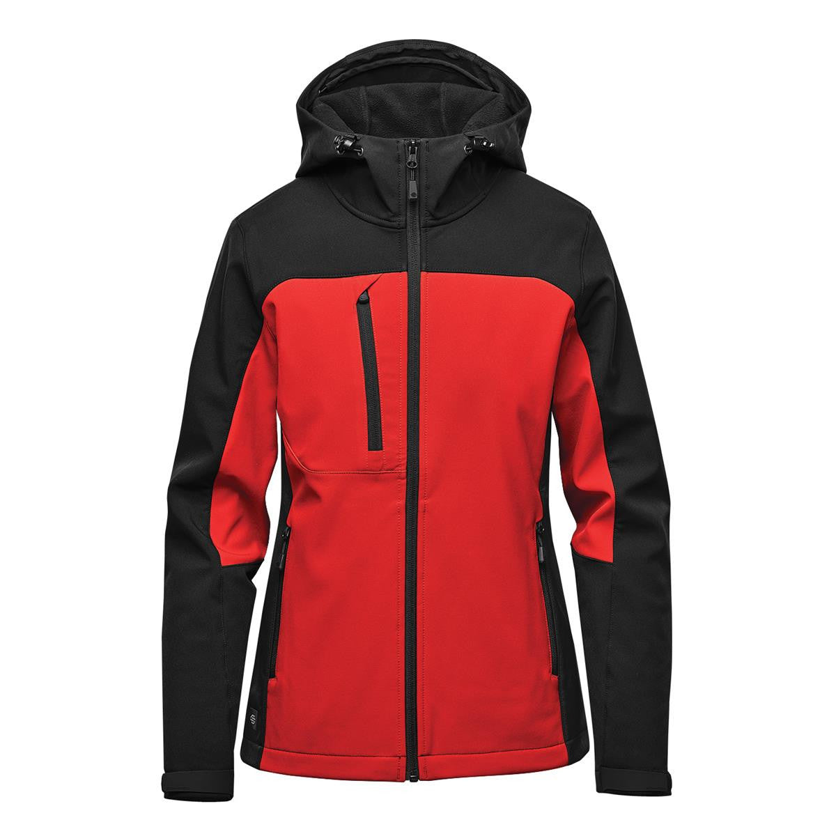 Women's Cascades Hooded Softshell - Dolphin / Black
