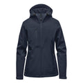 Women's Cascades Hooded Softshell - Azure Blue / Black