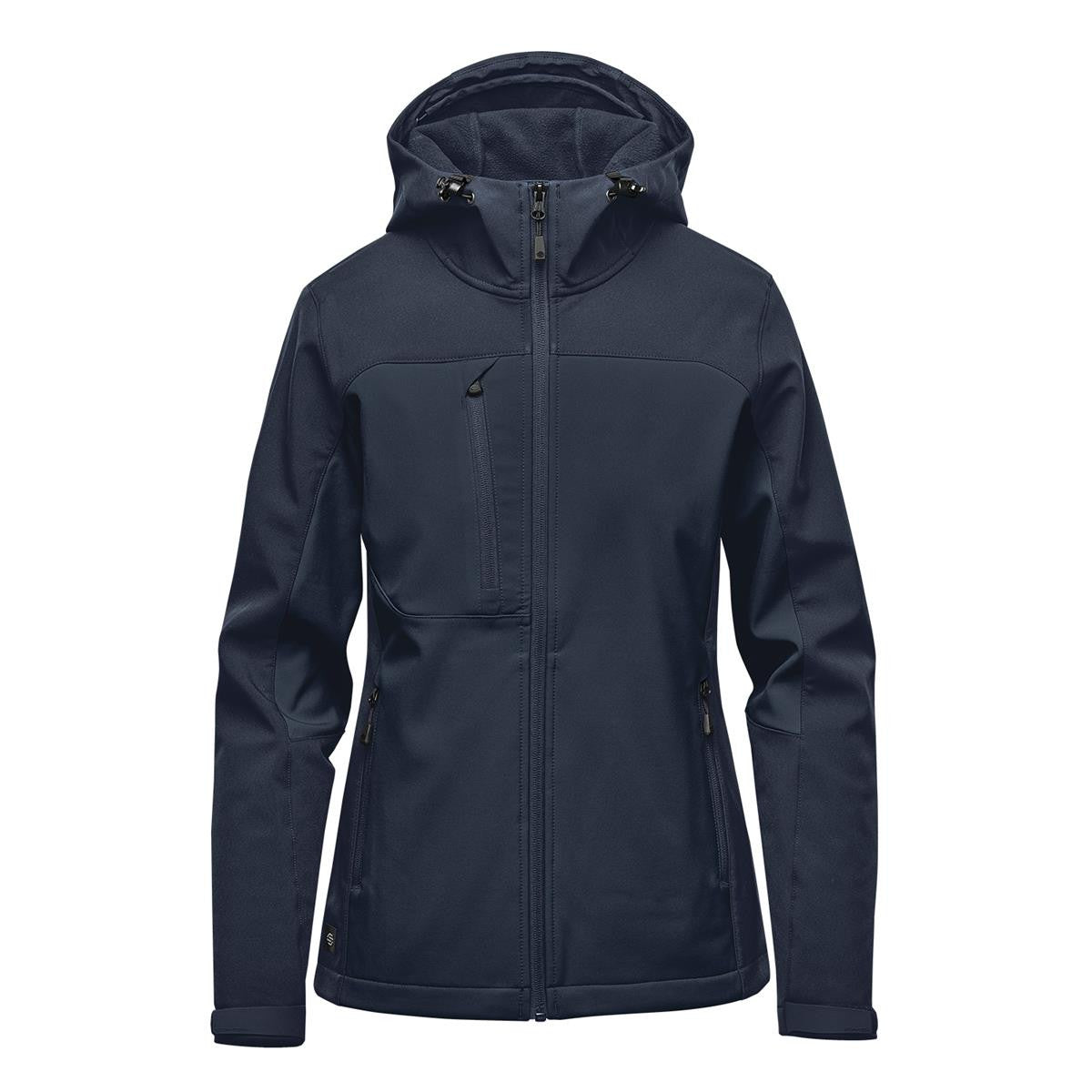 Women's Cascades Hooded Softshell - Azure Blue / Black