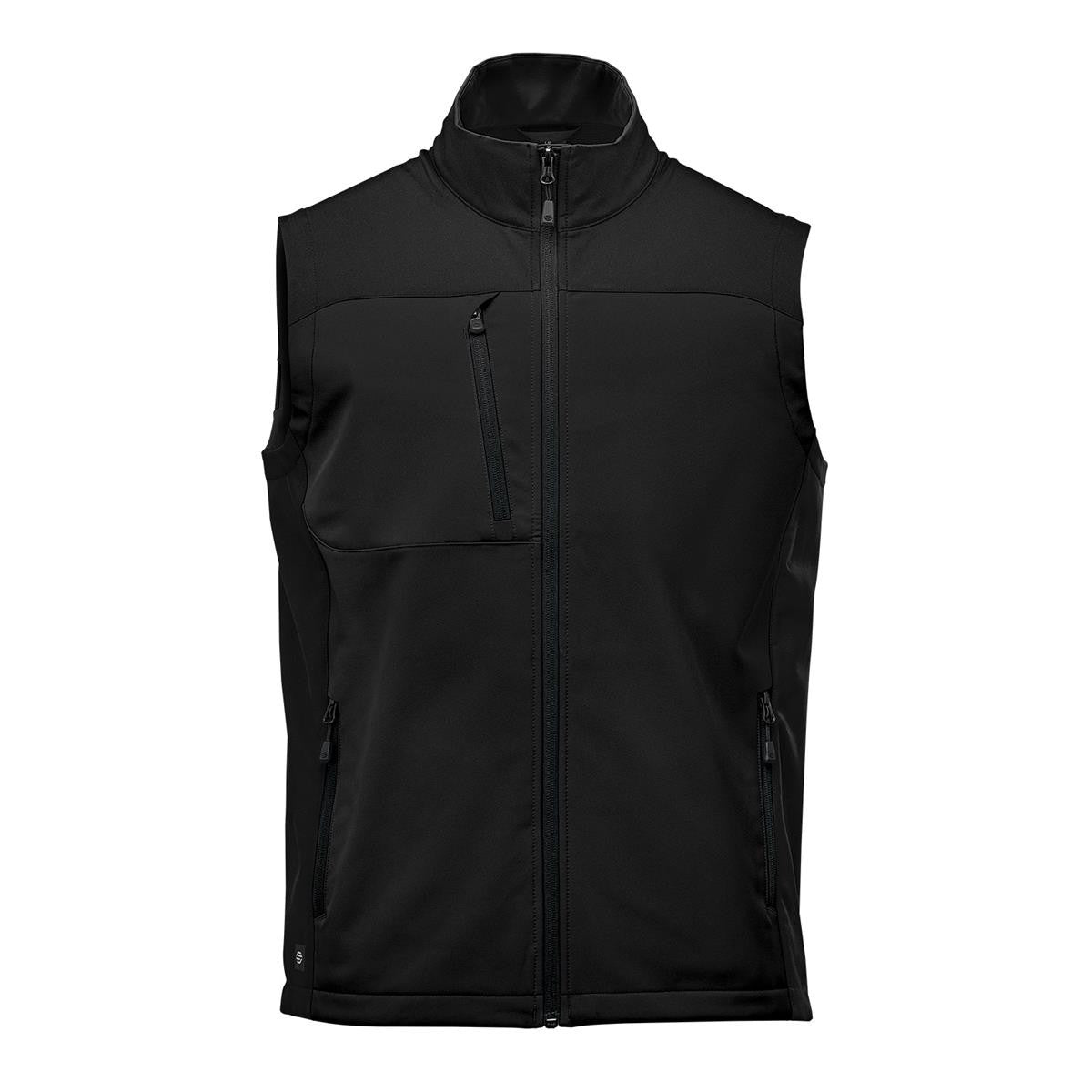 Men's Cascades Softshell Vest - Dolphin / Black