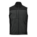 Men's Cascades Softshell Vest - Azure Blue / Black