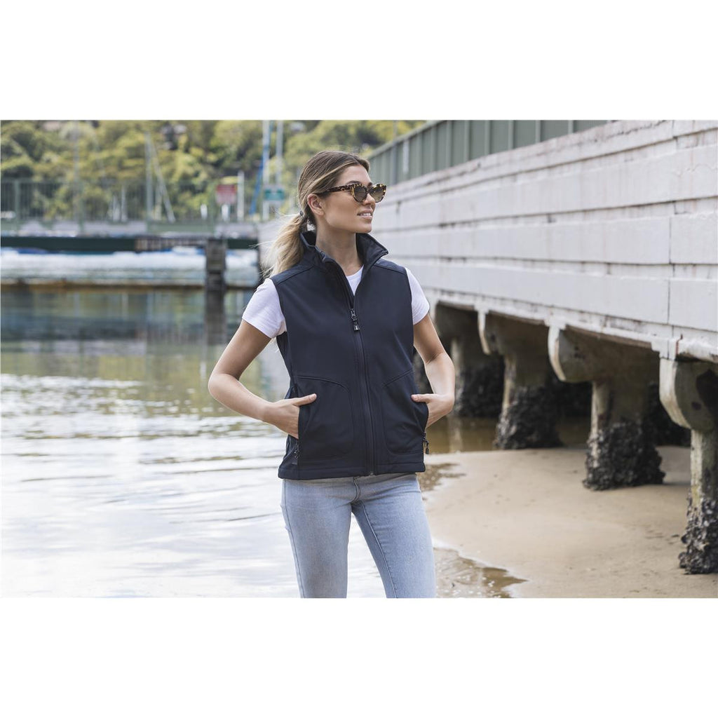 Morgan Women's Softshell Vest - Black