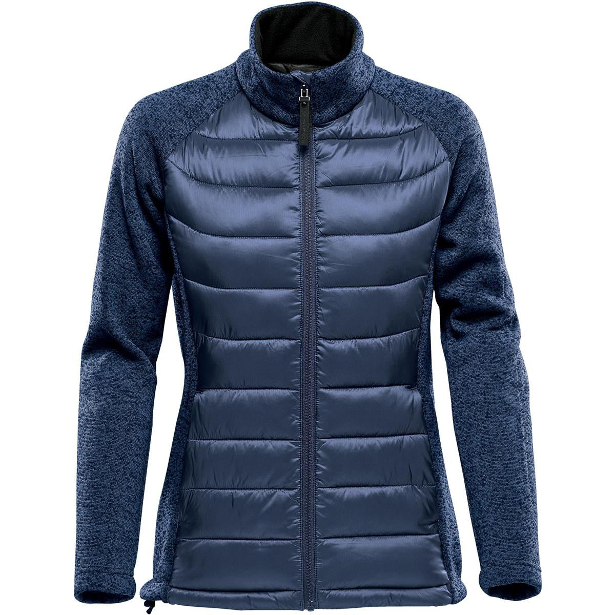 Women's Narvik Hybrid Jacket - Black / Dolphin Heather