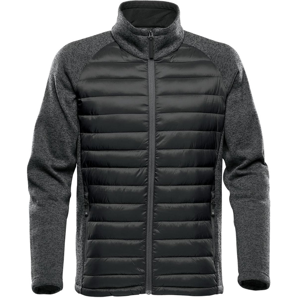 Men's Narvik Hybrid Jacket - Black / Dolphin Heather