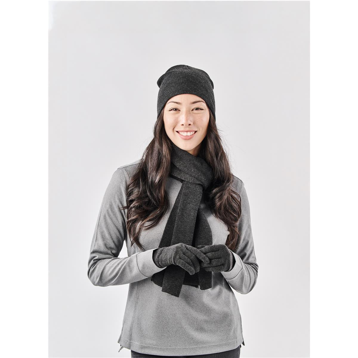 Avalante Knit Beanie - Granite Heather