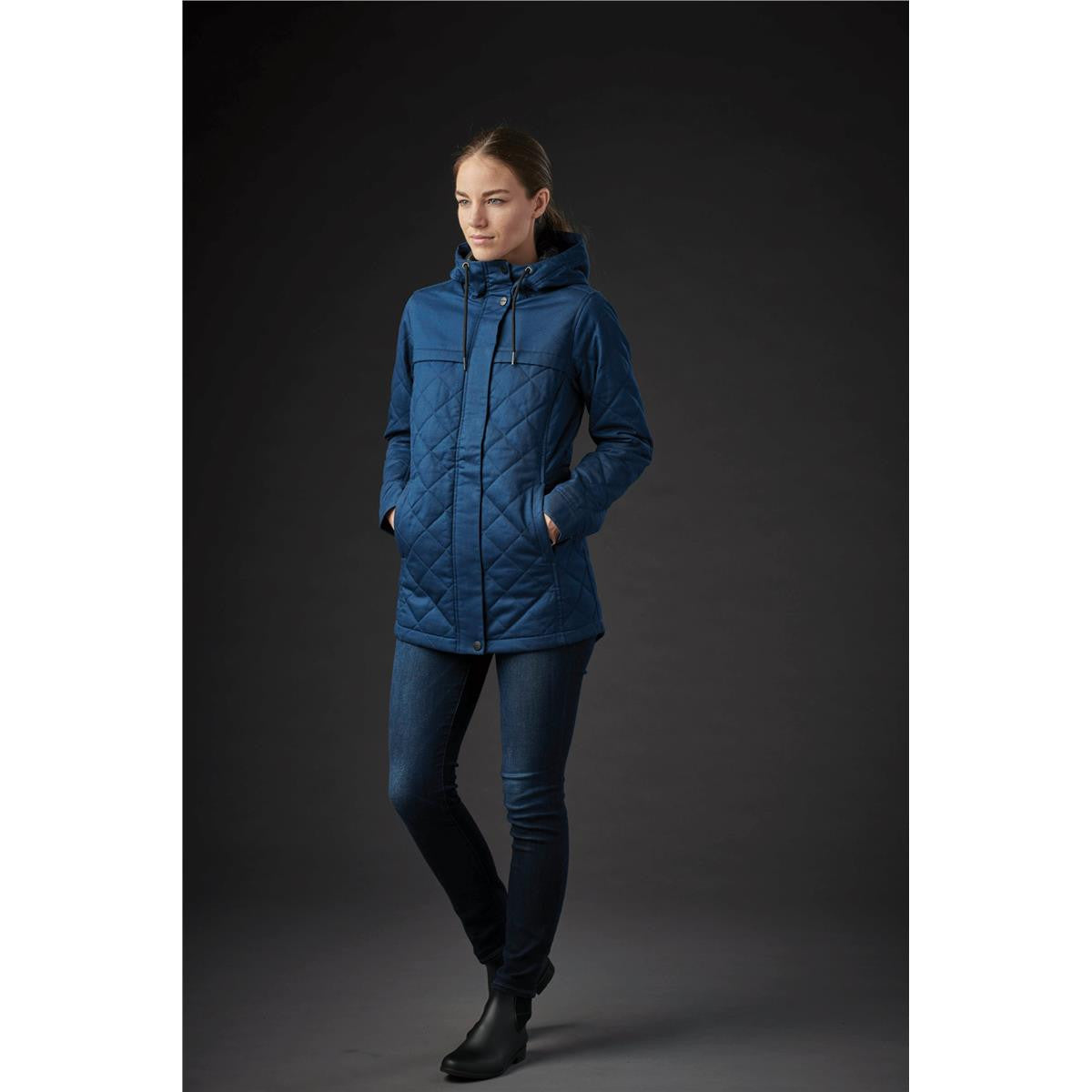 Women's Bushwick Quilted Jacket - Graphite