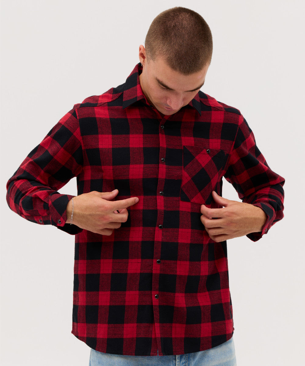 Base Flannel Long Sleeve Shirt