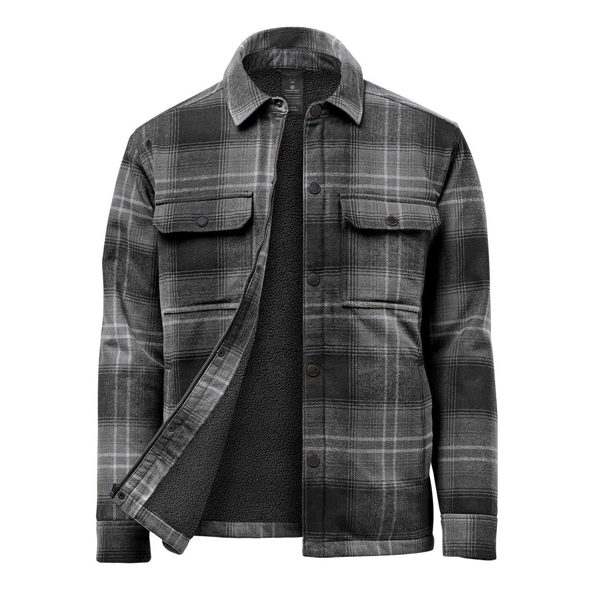 Men's Highland Sherpa Lined Plaid Jacket - Midnight / Dusk Plaid