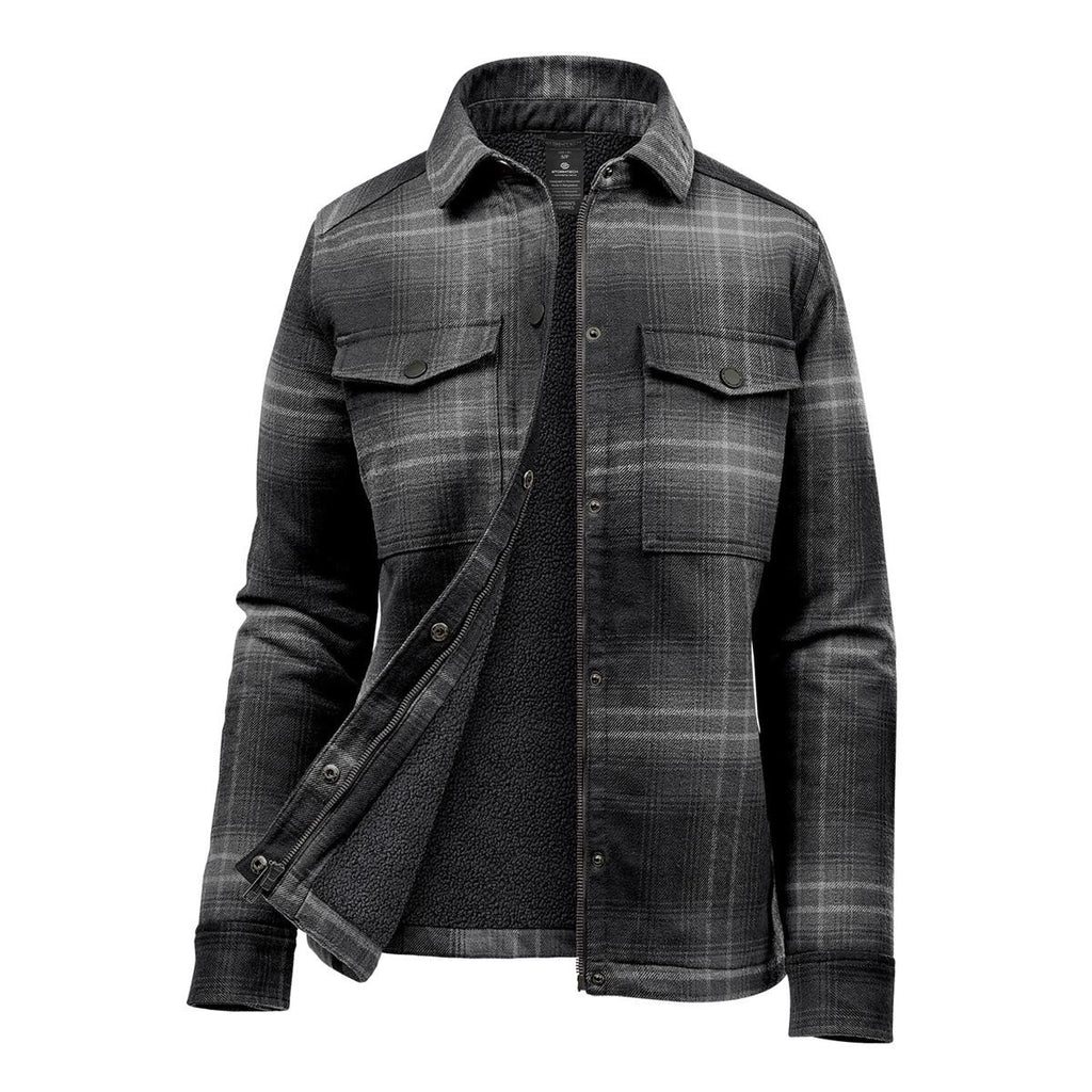Women's Highland Sherpa Lined Plaid Jacket - Midnight / Dusk Plaid