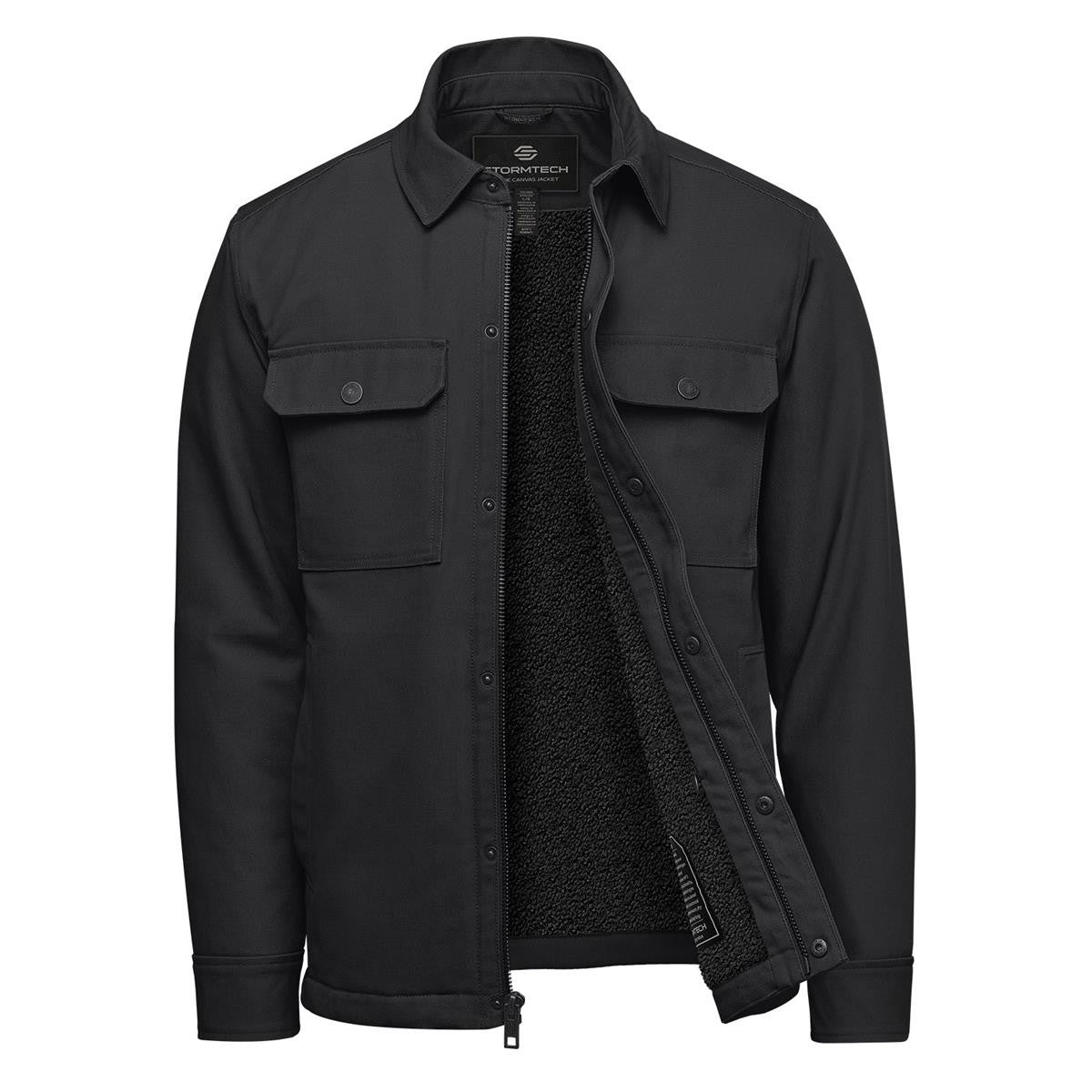Men's Oxide Sherpa Lined Canvas Jacket - Camel