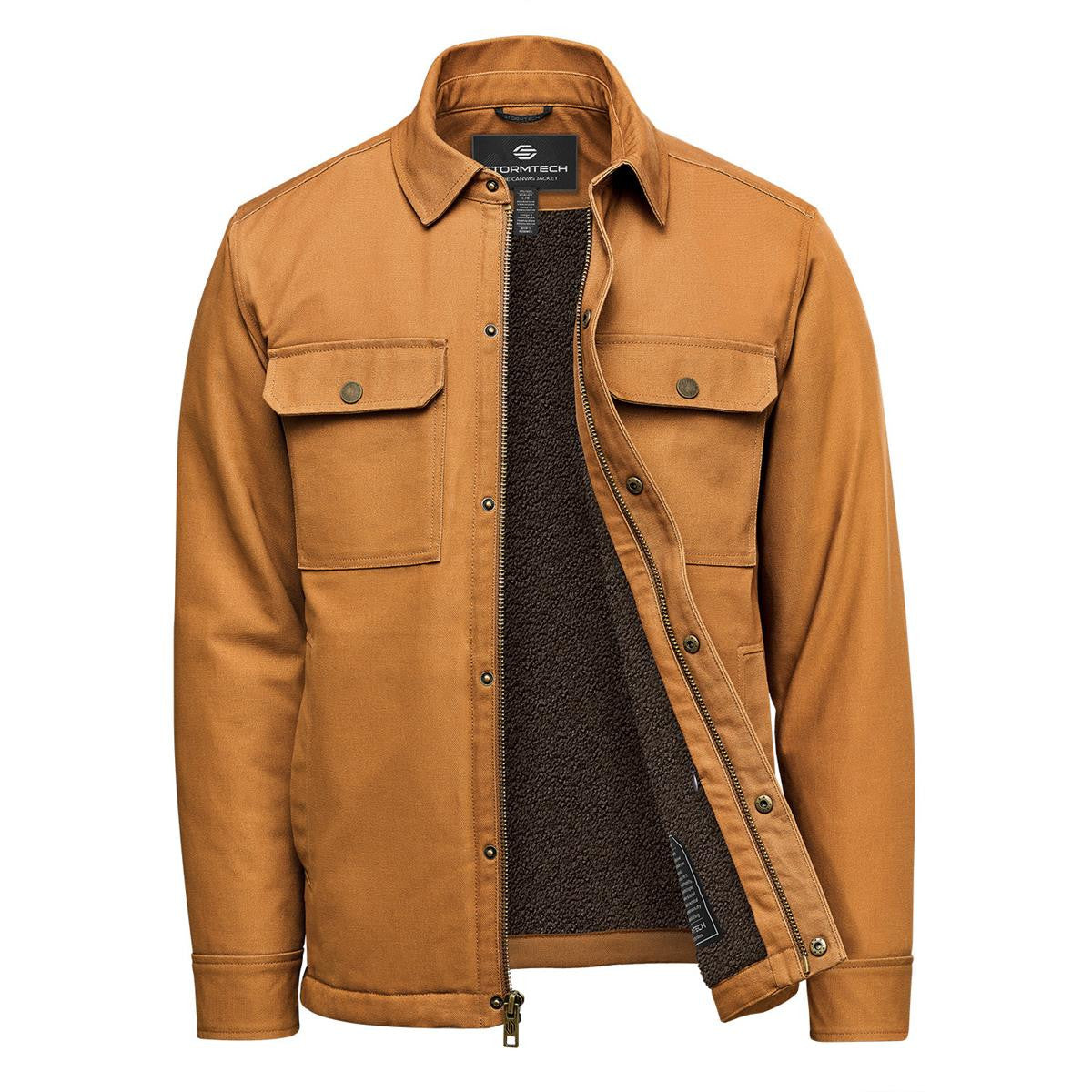 Men's Oxide Sherpa Lined Canvas Jacket - Granite